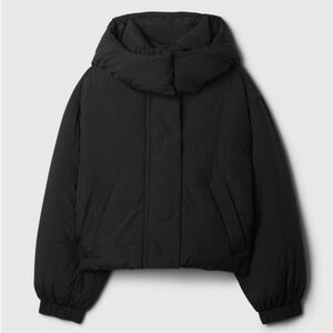 GAP Cropped Duvet Wrap Puffer Jacket New With Tags
